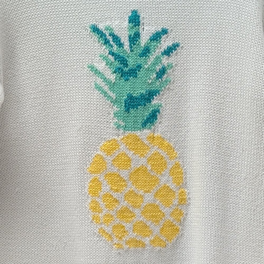 Talbots Open Neck Pullover - Pineapple - image 4